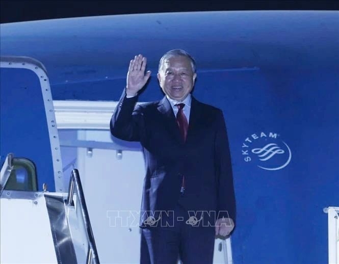 Top leader To Lam concludes state visit to India